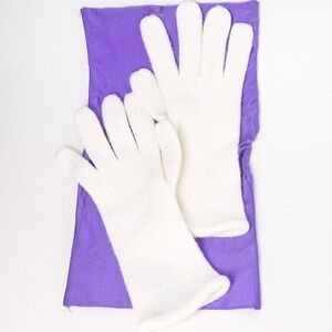 Gloves Cream White Long Wrist
